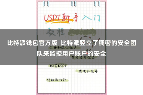 比特派钱包官方版 比特派竖立了稠密的安全团队来监控用户账户的安全