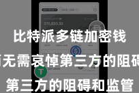 比特派多链加密钱包  而无需哀悼第三方的阻碍和监管