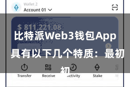 比特派Web3钱包App  具有以下几个特质：最初