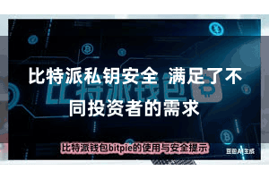 比特派私钥安全  满足了不同投资者的需求